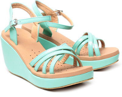 

Nell Women Green Wedges