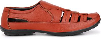 HNT Men Tan Sandals