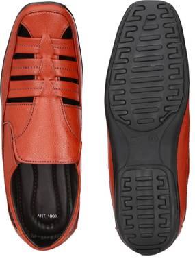 HNT Men Tan Sandals