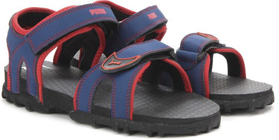 

Puma Boys Sports Sandals, Monaco blue-black-cayenne