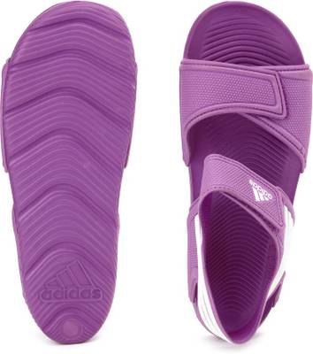 Adidas Men FLAPNK/FTWWHT/FLAPNK Sports Sandals
