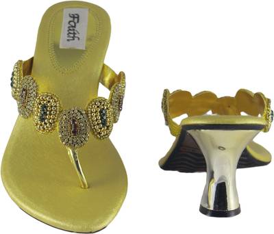 Faith Women Gold Heels