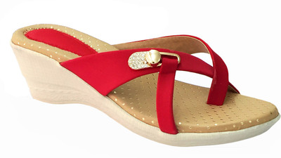 

With The Fashion Women RED Wedges