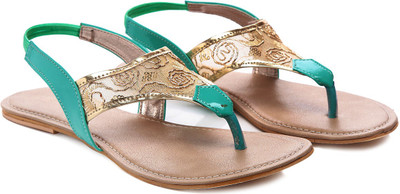 

Nell Women Sea-Green Flats