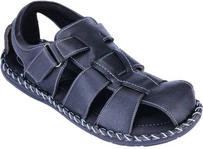 Khadim's Men Black Sandals