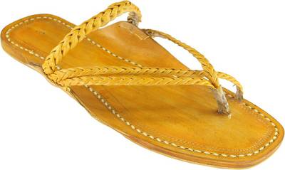 eKolhapuri Men Yellow Sandals