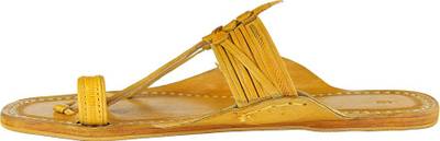 eKolhapuri Men Yellow Sandals