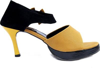 Relexop Women YELLOW Heels
