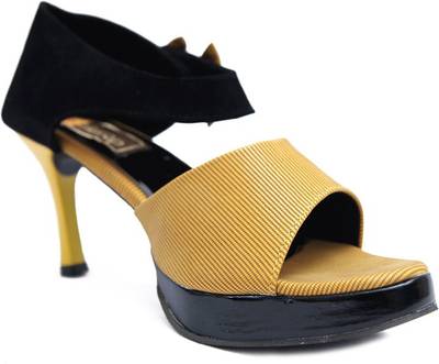 Relexop Women YELLOW Heels