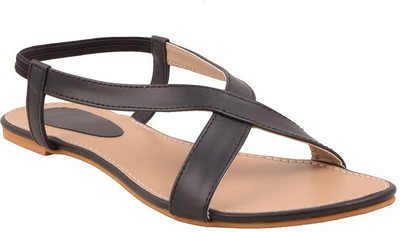 

Adorn Girls Flats(Black