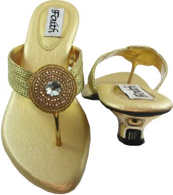 Faith Women Gold Heels