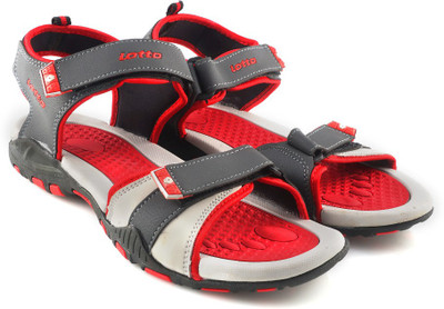 

Lotto Men Grey/red Sports Sandals