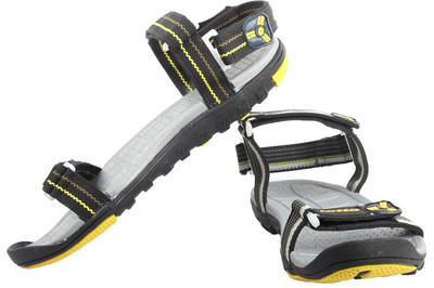 

Lotto Men Grey Yellow Sports Sandals