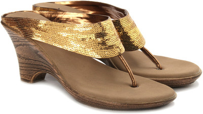 Inc.5 Women Ant Gold Wedges