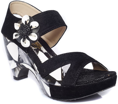 

Dolphin Miles Women Black Heels