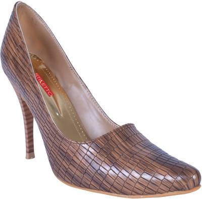 Stiletto Women Tan Heels