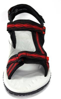 ABS Men BLACK/RED Sandals