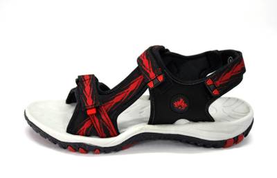 ABS Men BLACK/RED Sandals