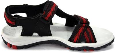 ABS Men BLACK/RED Sandals