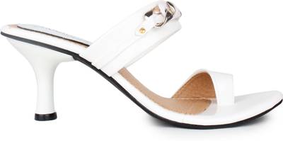 Shoetopia Women White Heels