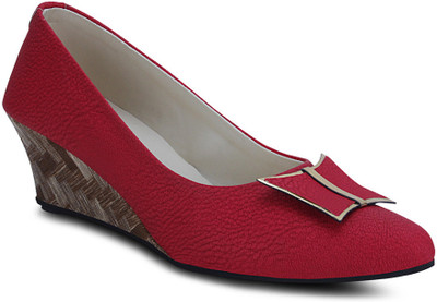 Get Glamr Girls Wedges(Red
