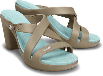 

Crocs Women Brown Heels