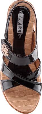Aashka Women Black Heels
