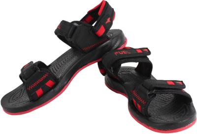 Fuel Men Black Sandals