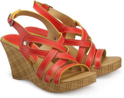 

Nell Women Red Wedges