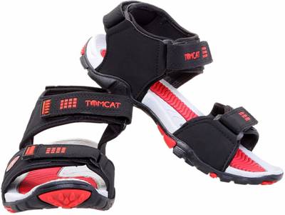 Tomcat Men Black, Red Sandals