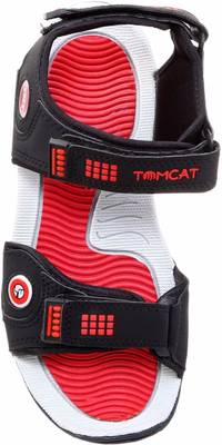 Tomcat Men Black, Red Sandals