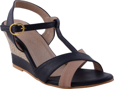 

Adorn Women Black Wedges