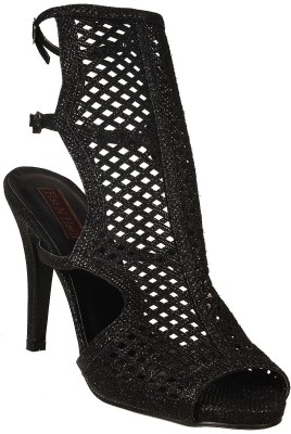 

Flat n Heels Women Black Heels