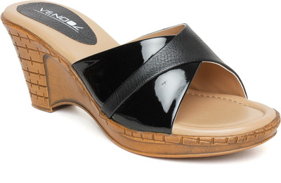 

Vendoz Women Black Wedges