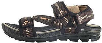 Sparx Men Black Sandals