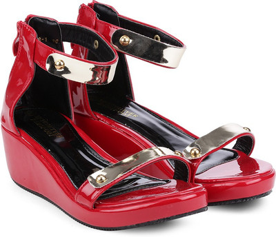 MFT Couture Women Red Flats