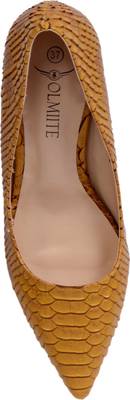 OLMIITE Women Tan Heels