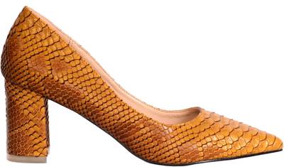 OLMIITE Women Tan Heels