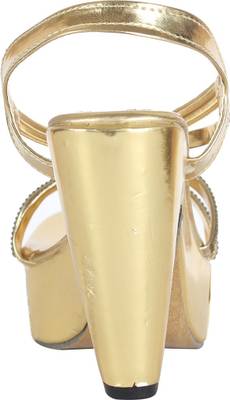 Indilego Women GOLDEN Heels