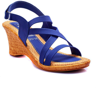 

Dolphin Miles Women Blue Wedges
