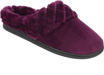 

Dearfoams Women Purple Clogs