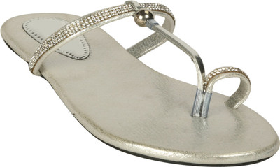 

Zachho Women Silver Flats