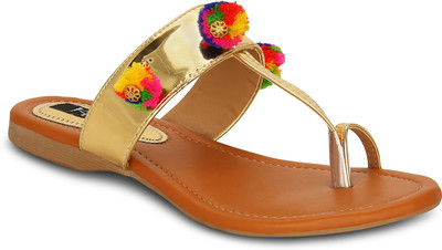 

Kielz Women Gold Flats