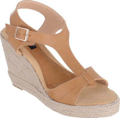 

Sherrif Shoes Women Tan Wedges