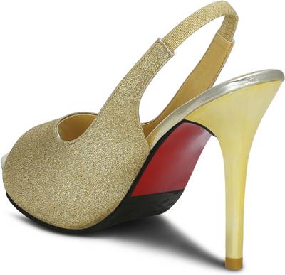 Kielz Women Gold Heels