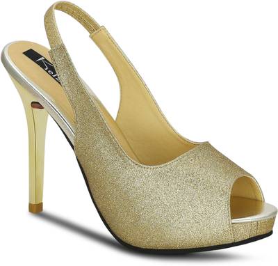 Kielz Women Gold Heels