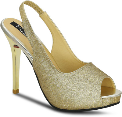 

Kielz Women Gold Heels