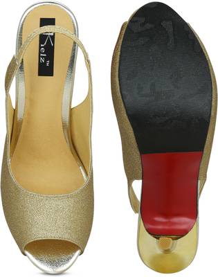 Kielz Women Gold Heels
