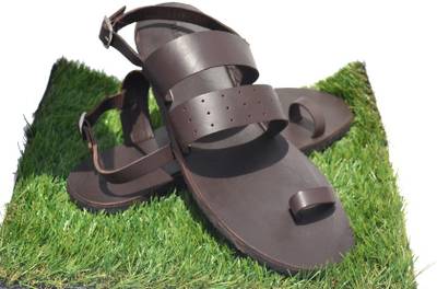 Lebose Men Brown Flats