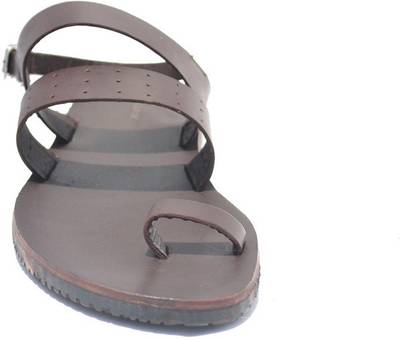 Lebose Men Brown Flats